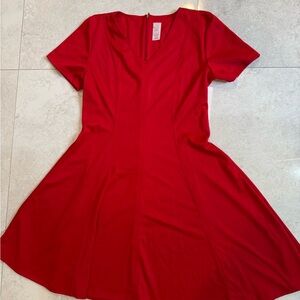Elegant Red Women's Dress